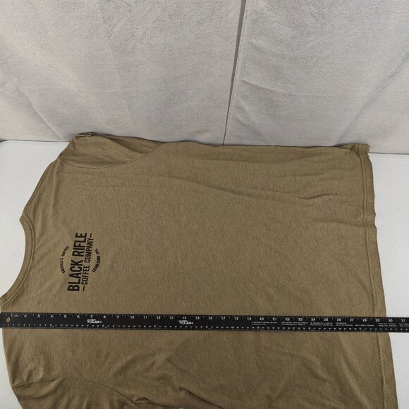 Black Rifle Coffee Company Shirt Mens XXL 2XL Green Trash Panda Raccoon BRCC - Picture 9 of 11